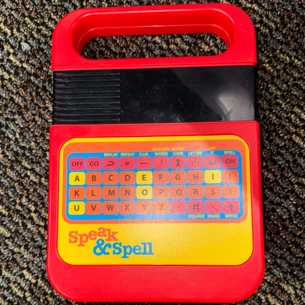 1978 Vintage Basic‎ Fun Speak & Spell Electronic Game - Item #09624*** WORKS!